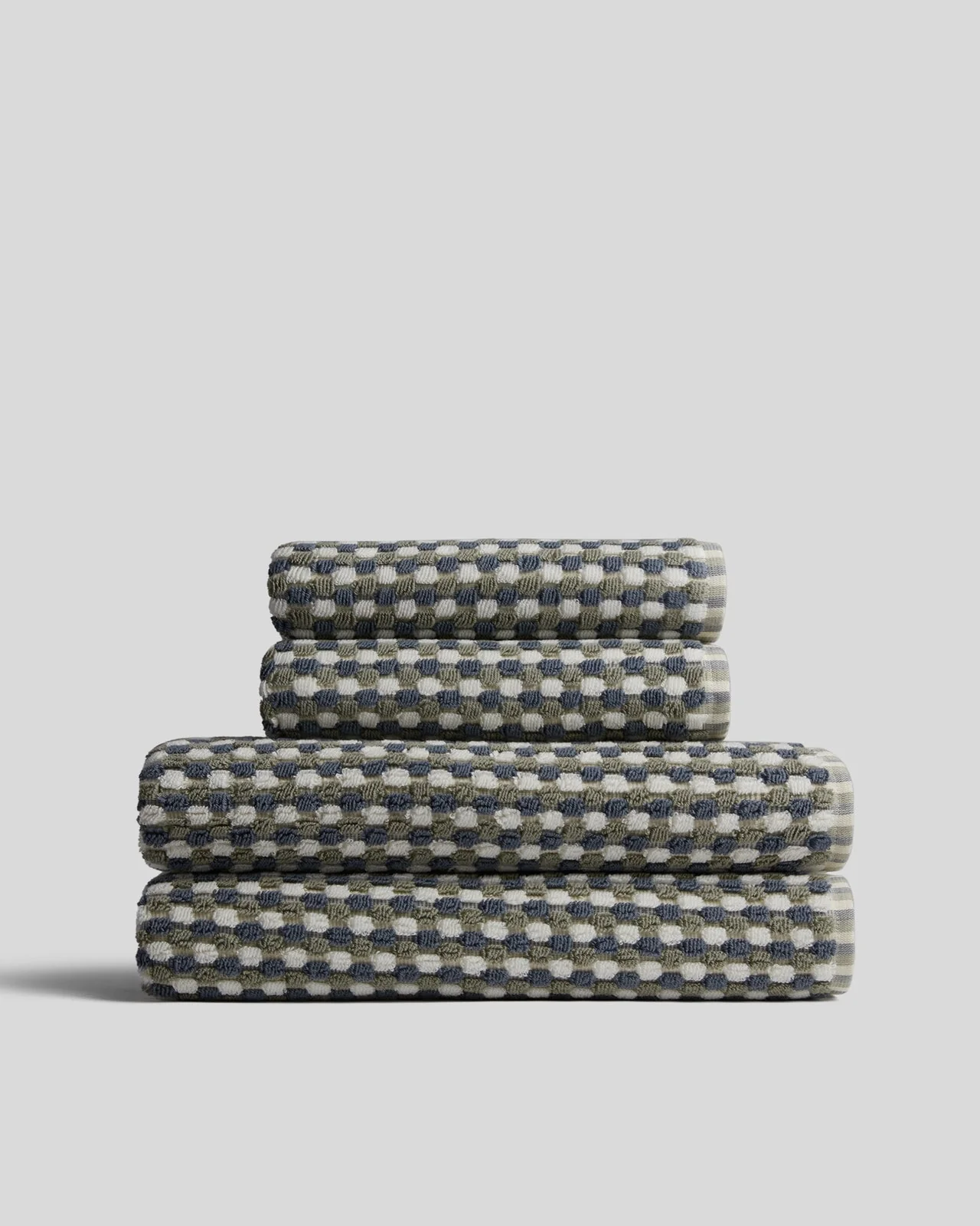 2+2 Organic Mosaic Bath Bundle - Moss and Dusk