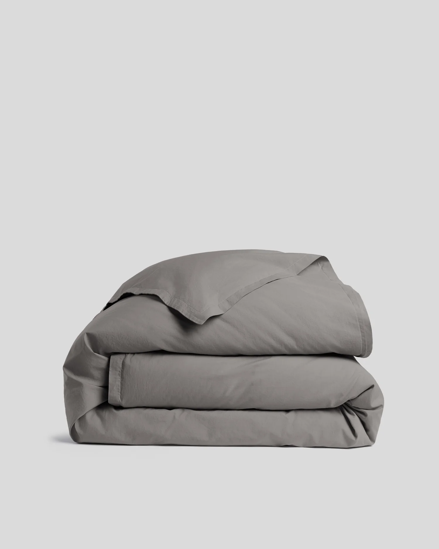Brushed Cotton Duvet Cover (Pebble)