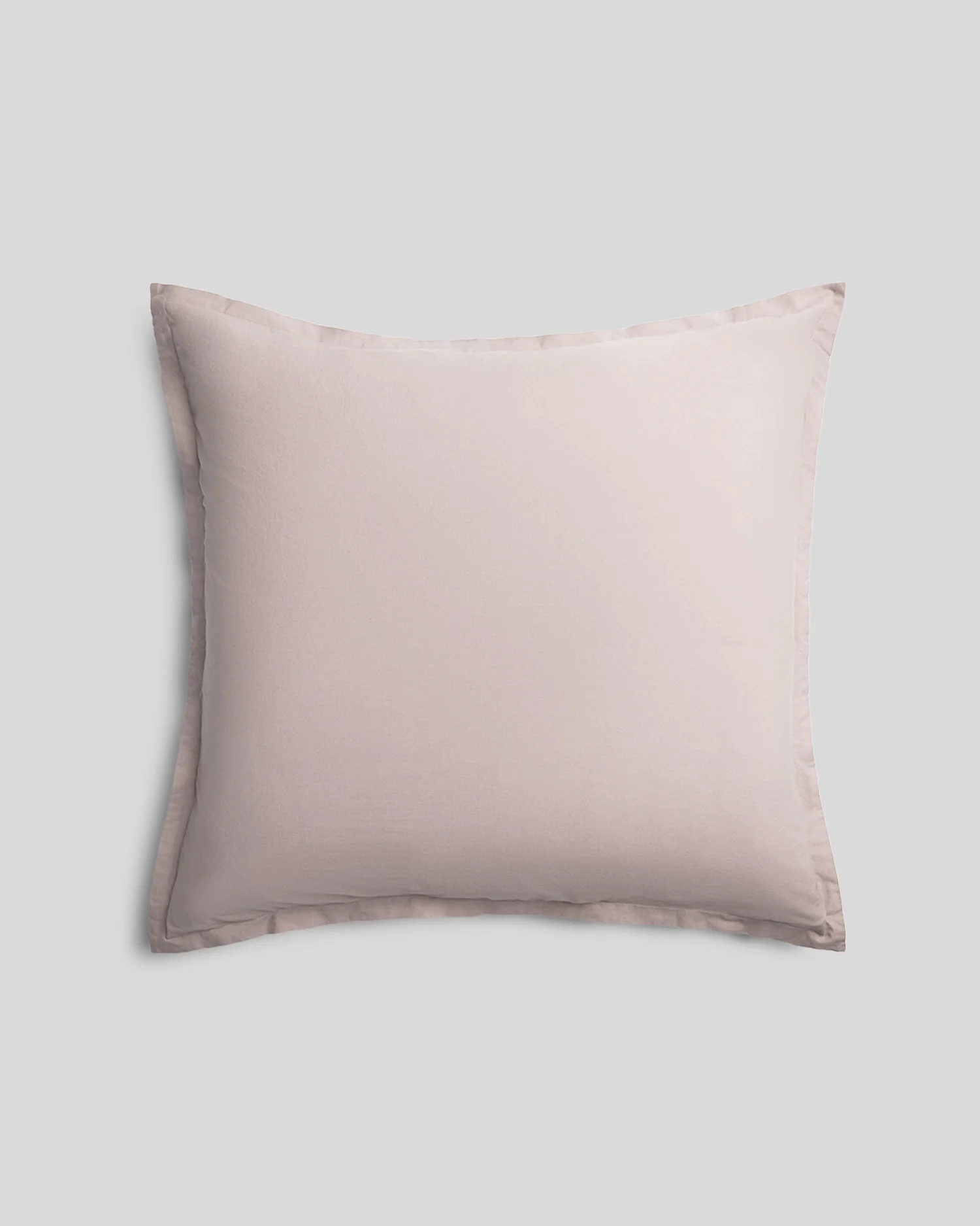 Brushed Cotton Euro Sham (Blush)