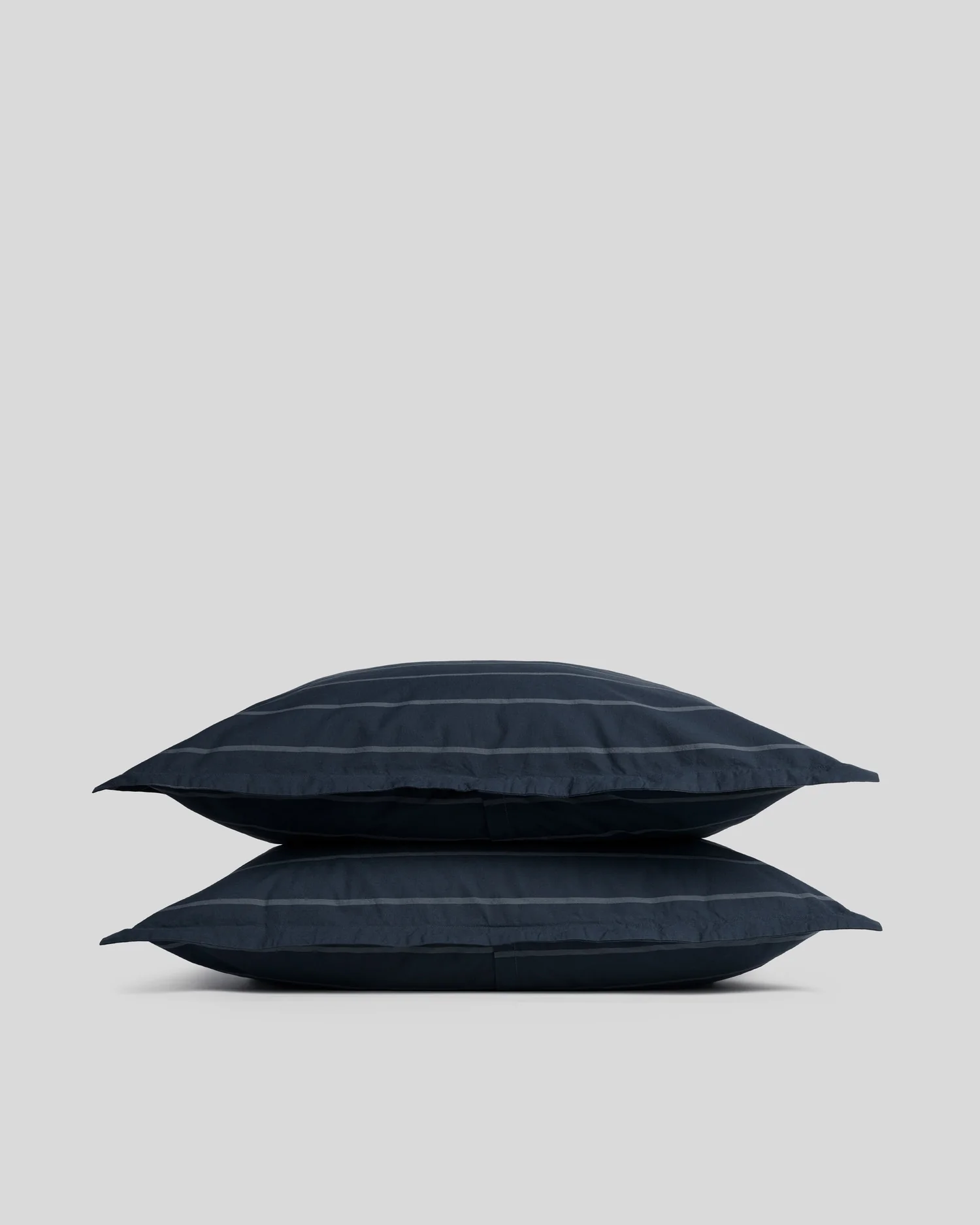 Brushed Cotton Sham Set (Dusk Stripe)
