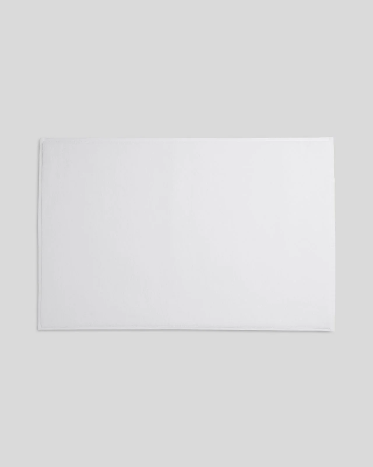 Classic Turkish Cotton Tub Mat (White)