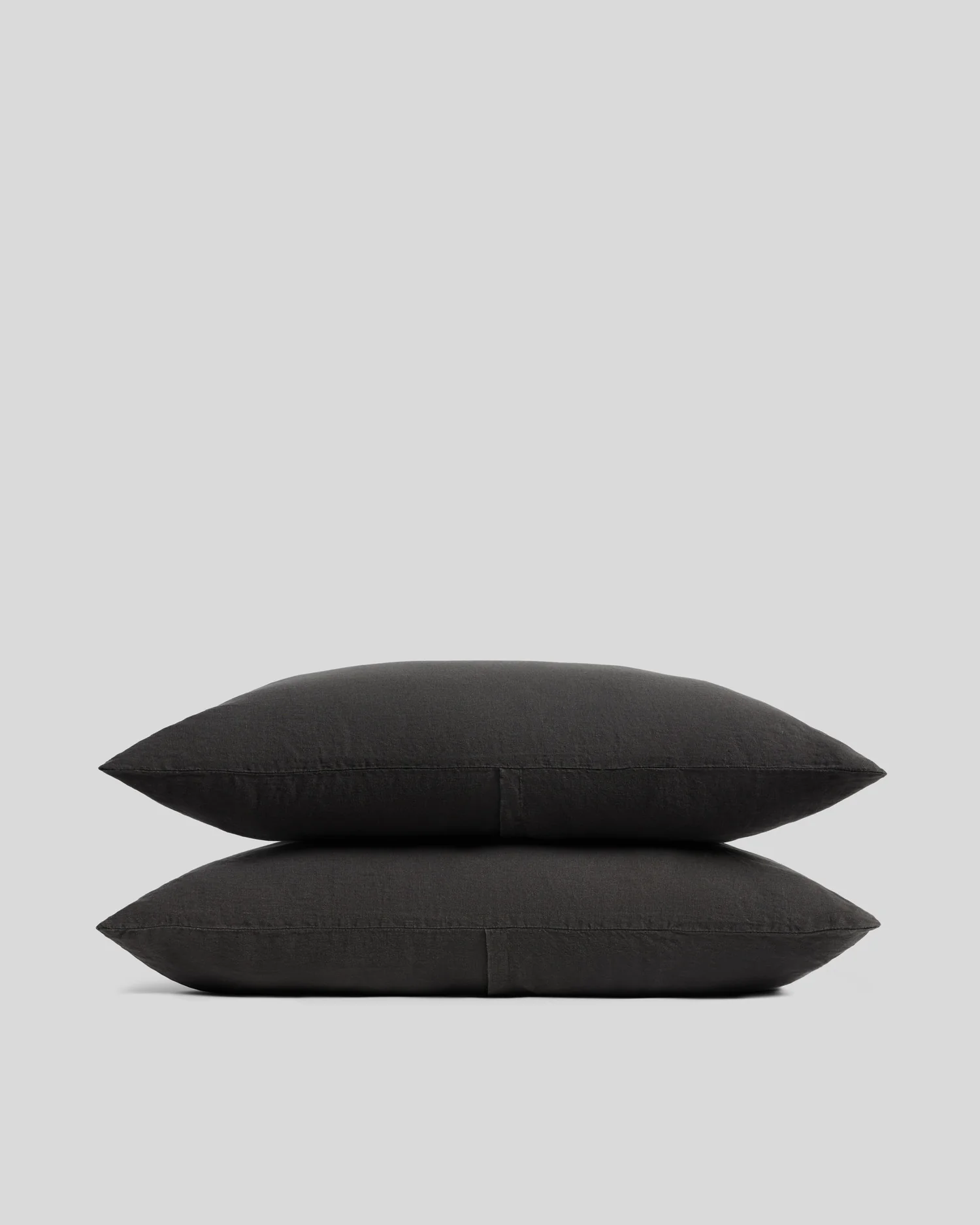 Linen Pillowcase Set (Onyx)