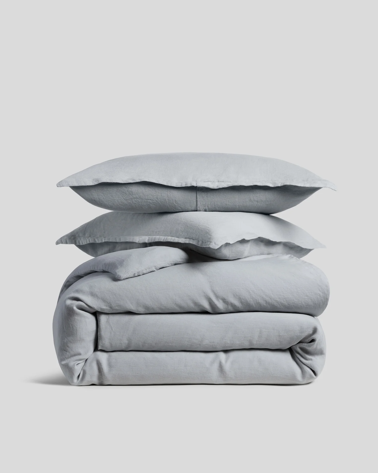 Linen Duvet Cover Set - Sky F/Q