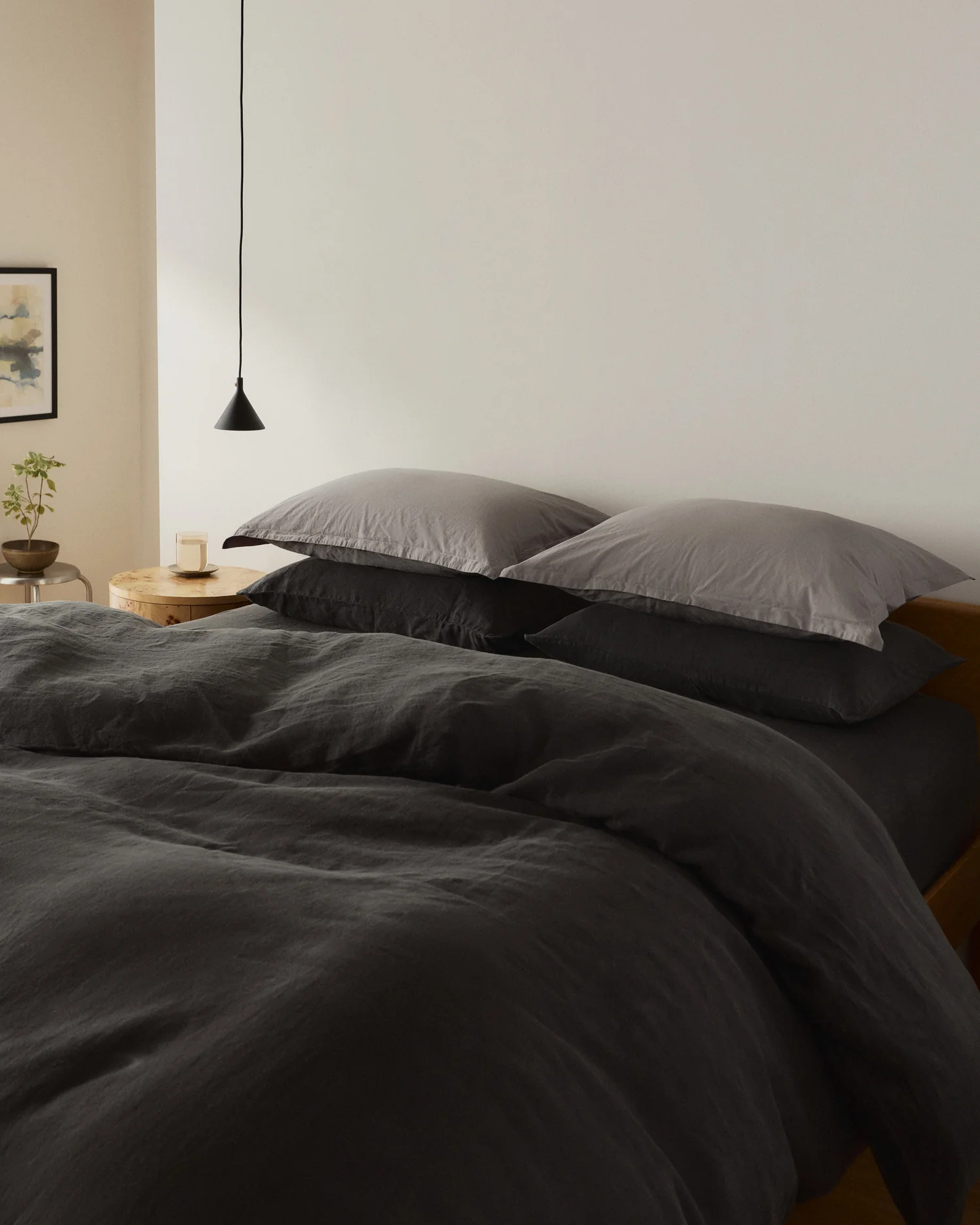 Linen Duvet Cover (Onyx) - Image 4