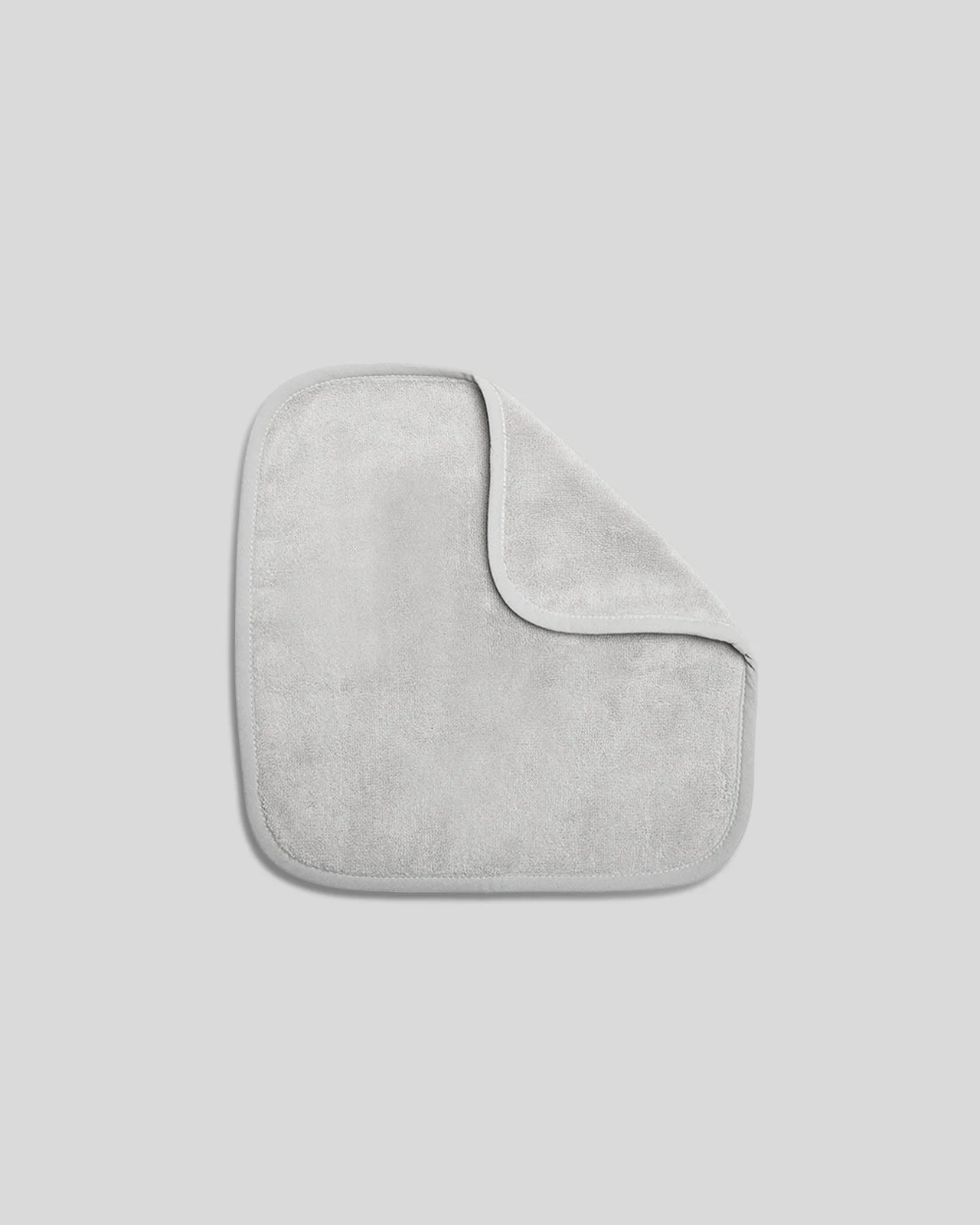 Organic Baby Washcloth - FINAL SALE (Light Grey)
