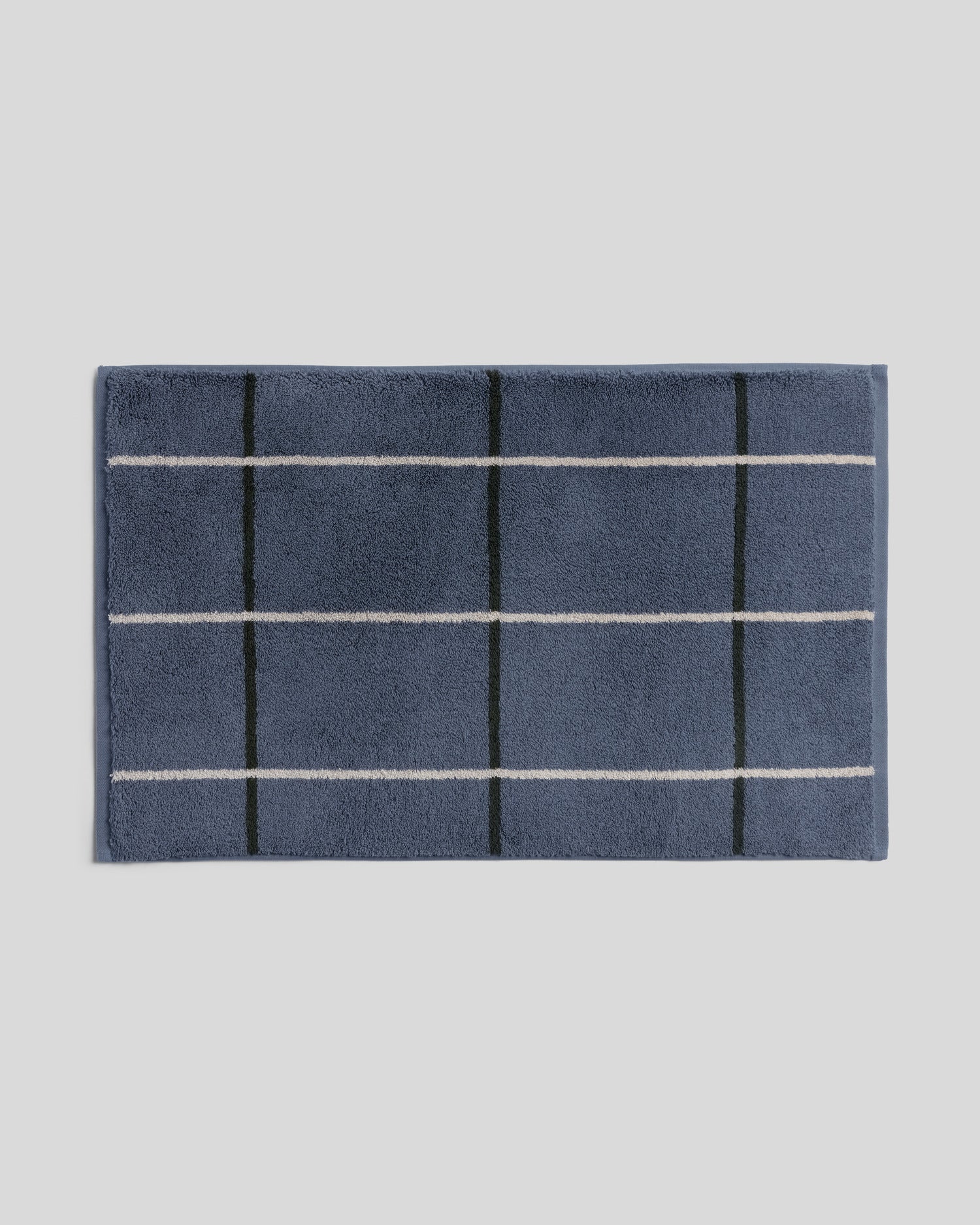Organic Plush Tub Mat (Dusk Windowpane)