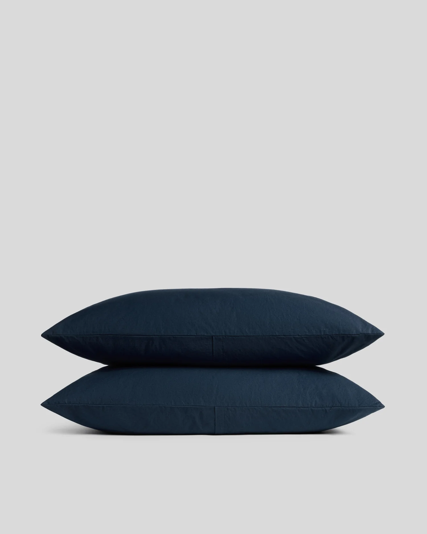 Percale Pillowcase Set (Ink)