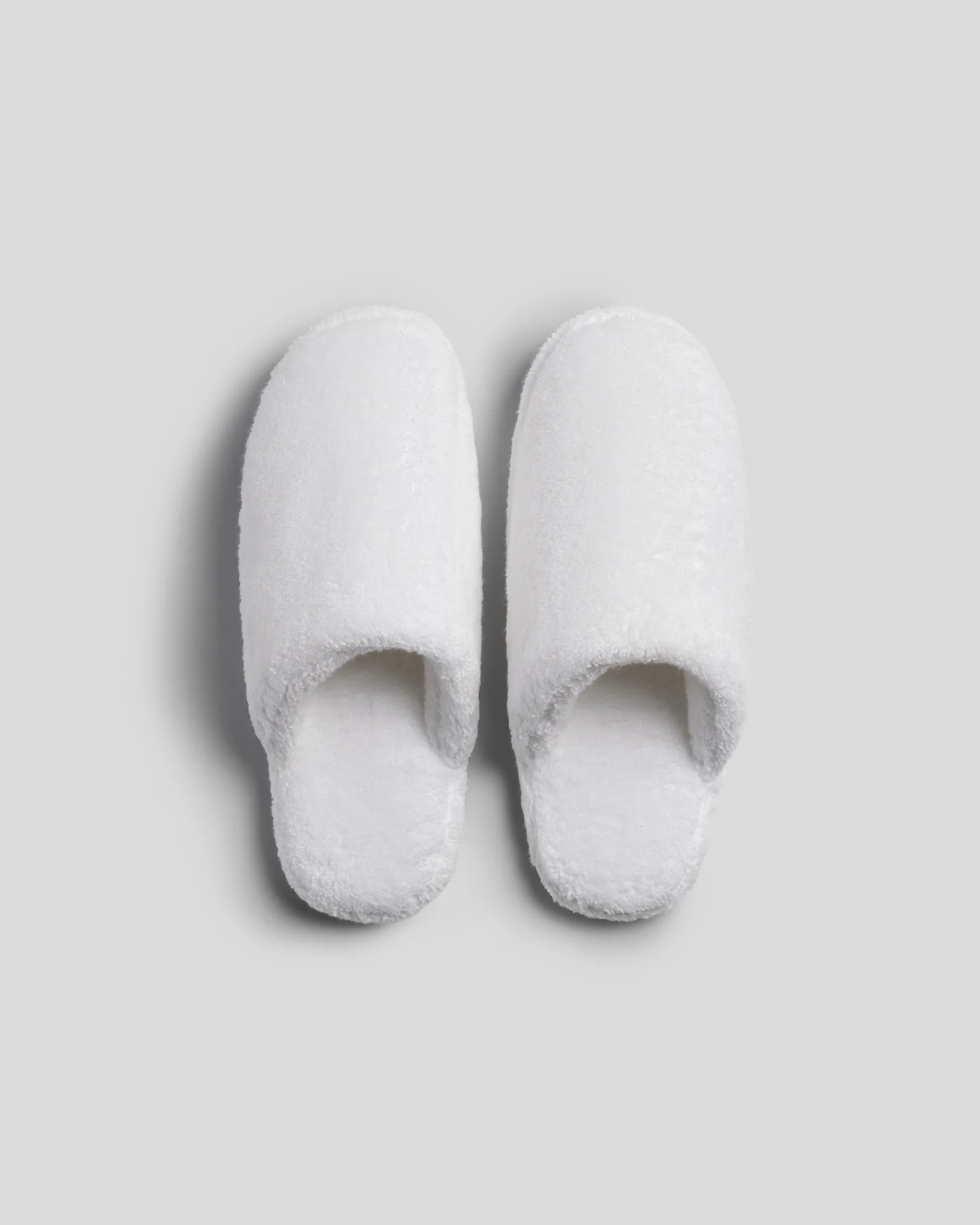 Classic Plush Slippers (White)