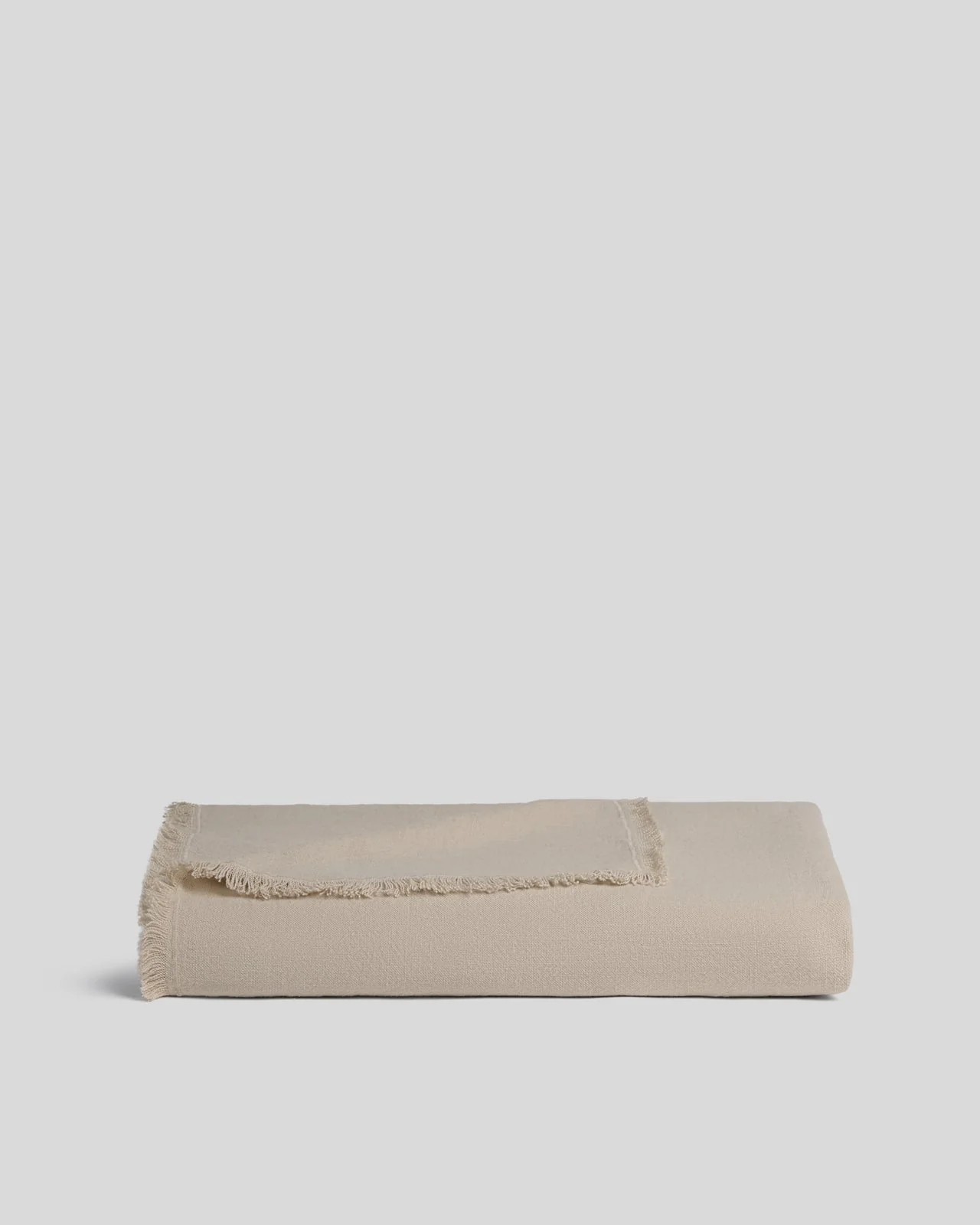 Vintage Linen Throw - FINAL SALE (Natural)